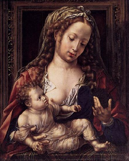 Jan Gossaert Mabuse Virgin and Child Spain oil painting art